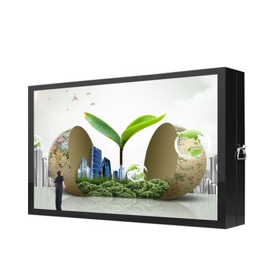 表記の屋外の壁に取り付けられた広告する防眩ガラスIP65デジタル